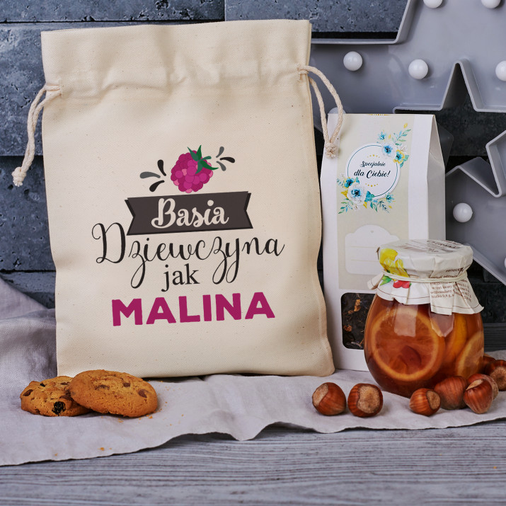 Dziewczyna jak malina - Zestaw Herbaciany w Woreczku
